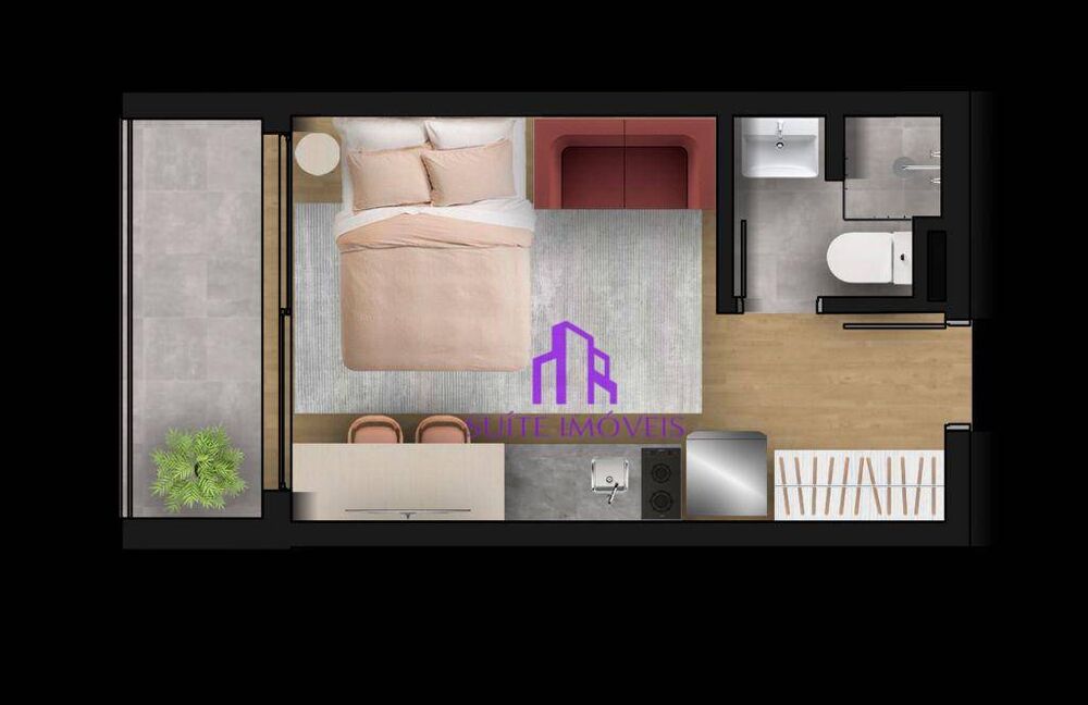 Kitnet-Studio, 24 m² - Foto 5