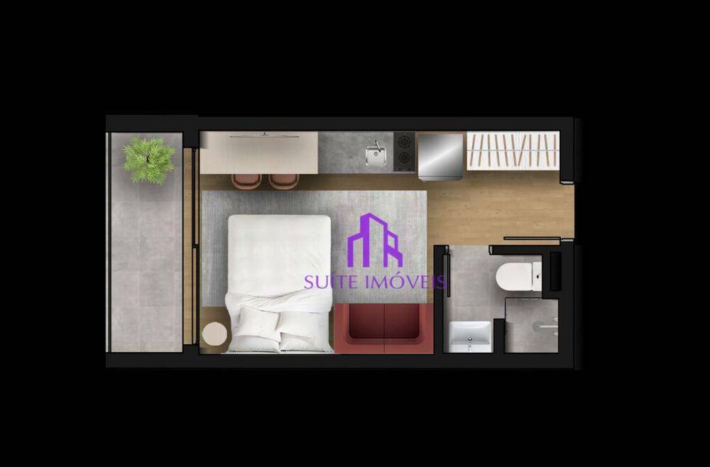 Kitnet-Studio, 24 m² - Foto 3