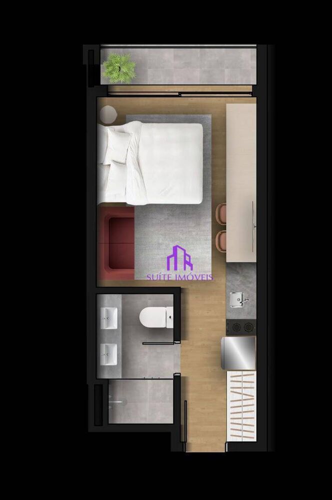 Kitnet-Studio, 24 m² - Foto 9