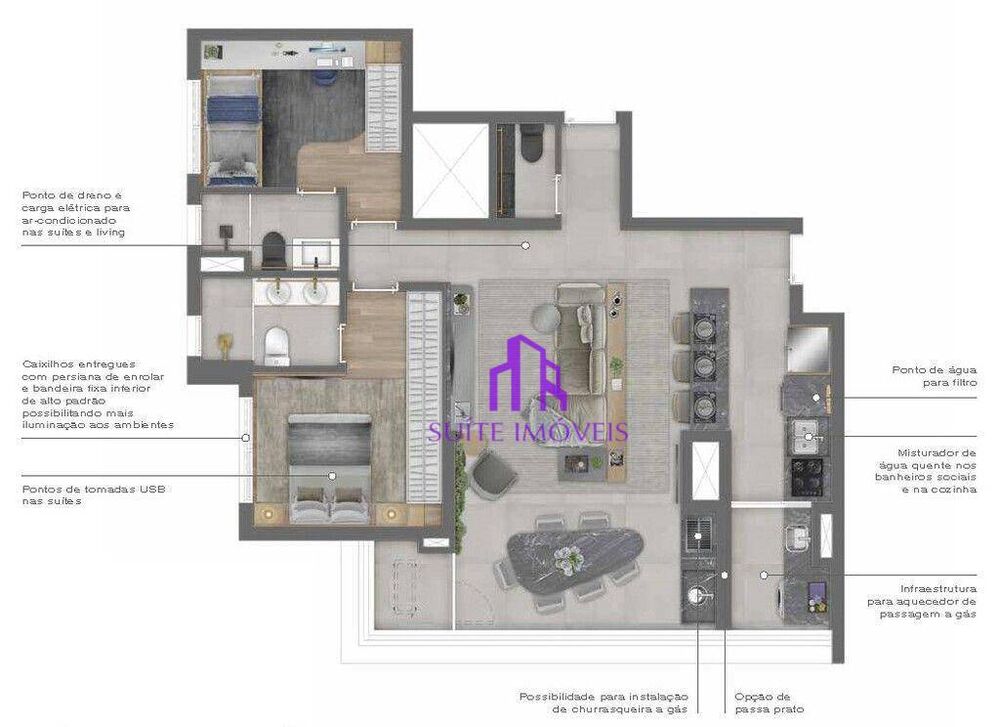 Apartamento, 2 quartos, 87 m² - Foto 5