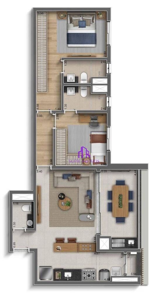 Apartamento, 3 quartos, 159 m² - Foto 11