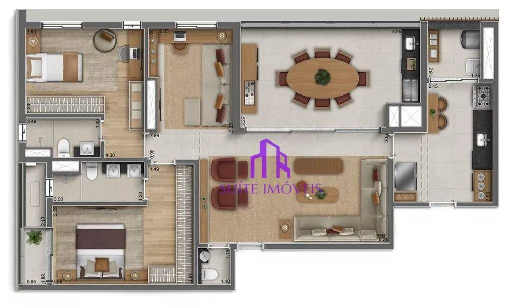Apartamento, 3 quartos, 159 m² - Foto 5