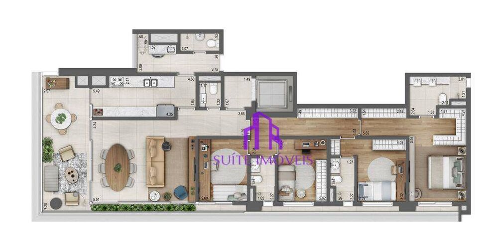Apartamento, 4 quartos, 165 m² - Foto 23