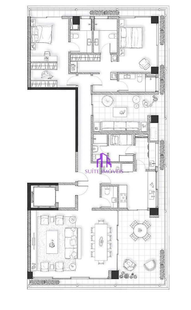 Apartamento, 2 quartos, 250 m² - Foto 2