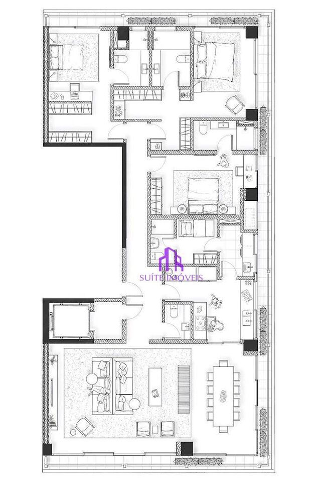 Apartamento, 2 quartos, 250 m² - Foto 3