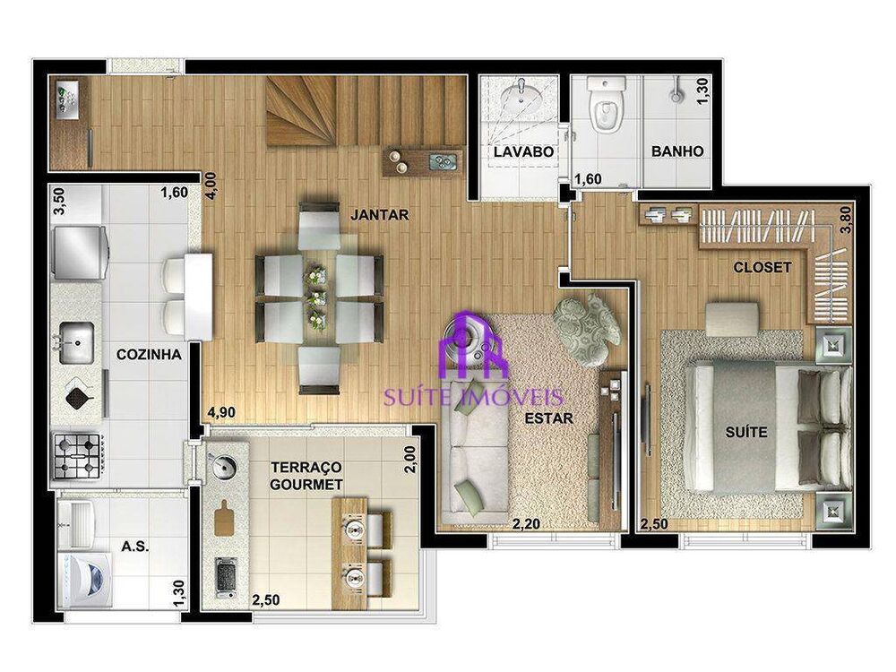 Cobertura, 3 quartos, 152 m² - Foto 7
