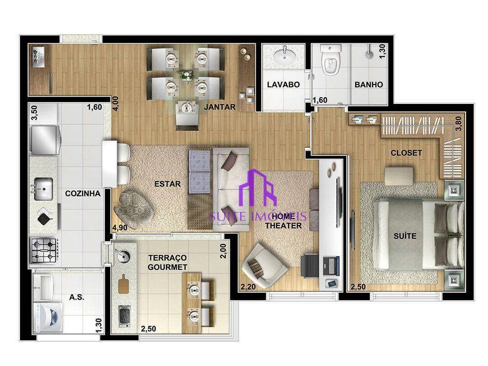 Cobertura, 3 quartos, 152 m² - Foto 9