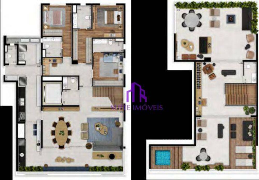 Apartamento, 3 quartos, 140 m² - Foto 4