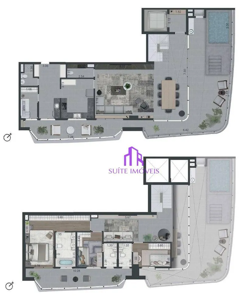 Apartamento, 2 quartos, 77 m² - Foto 3