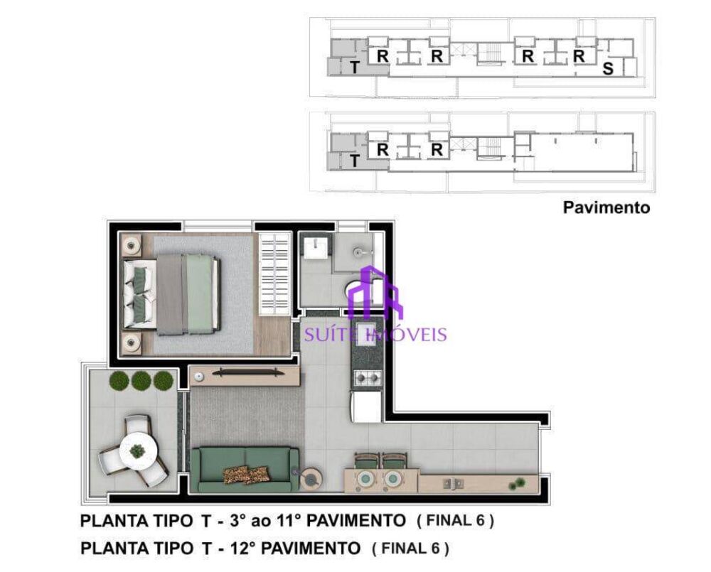 Apartamento, 1 quarto, 33 m² - Foto 4