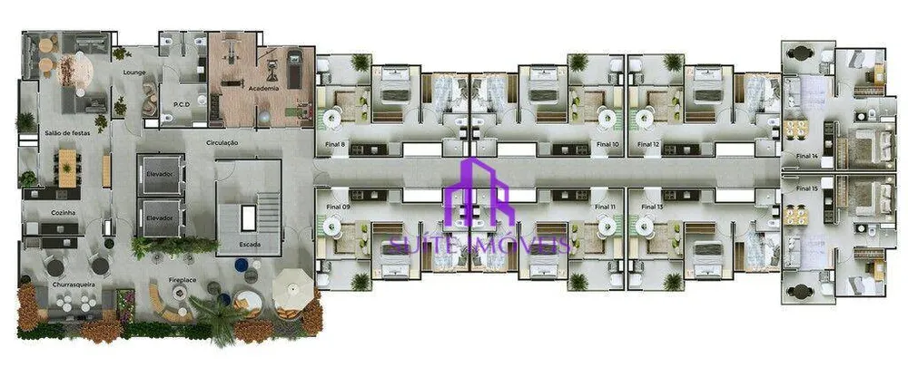 Apartamento, 1 quarto, 30 m² - Foto 1