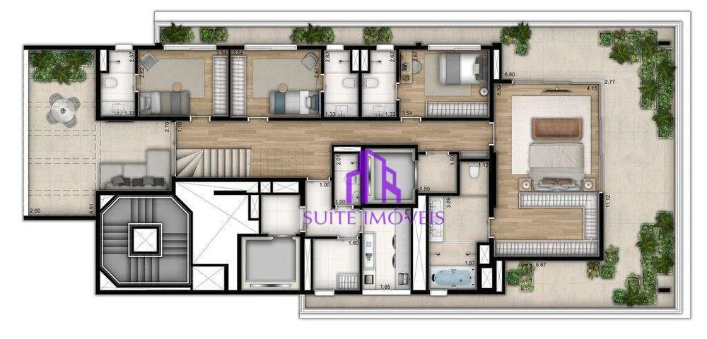 Apartamento, 4 quartos, 238 m² - Foto 1
