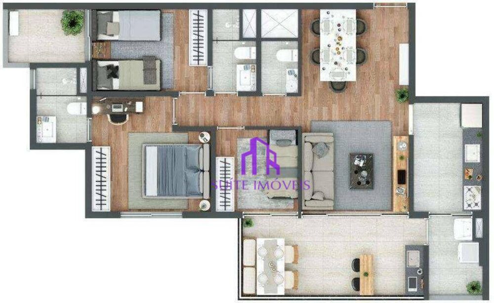 Apartamento, 3 quartos, 147 m² - Foto 13