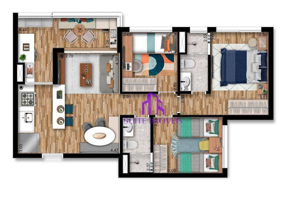 Apartamento, 2 quartos, 55 m² - Foto 5
