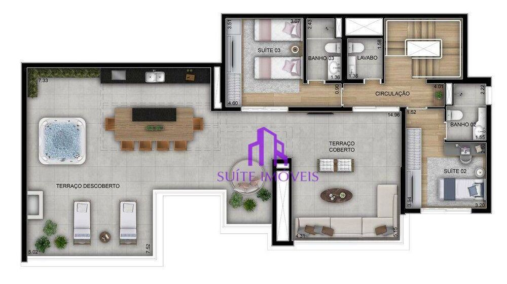 Apartamento, 3 quartos, 110 m² - Foto 1