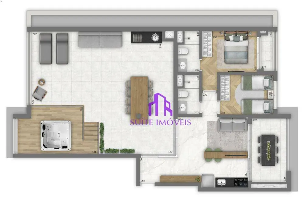 Apartamento, 3 quartos, 82 m² - Foto 1