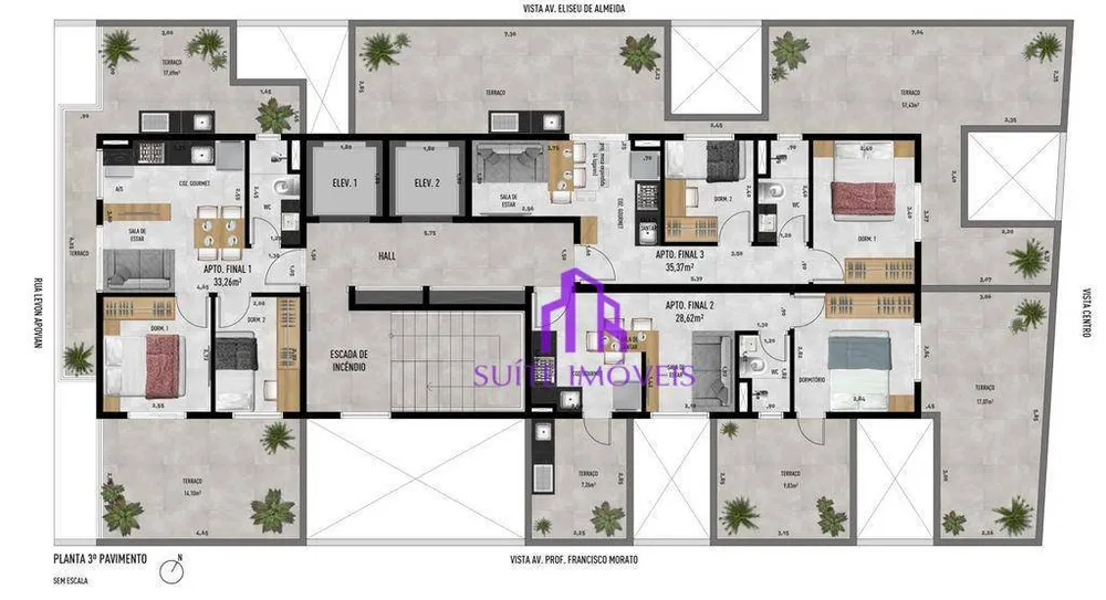 Apartamento, 2 quartos, 86 m² - Foto 2