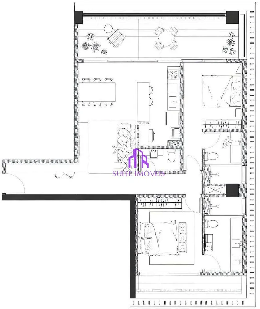 Apartamento, 1 quarto, 54 m² - Foto 4