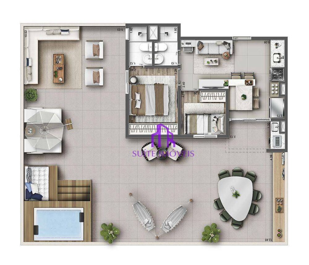 Apartamento, 2 quartos, 42 m² - Foto 5
