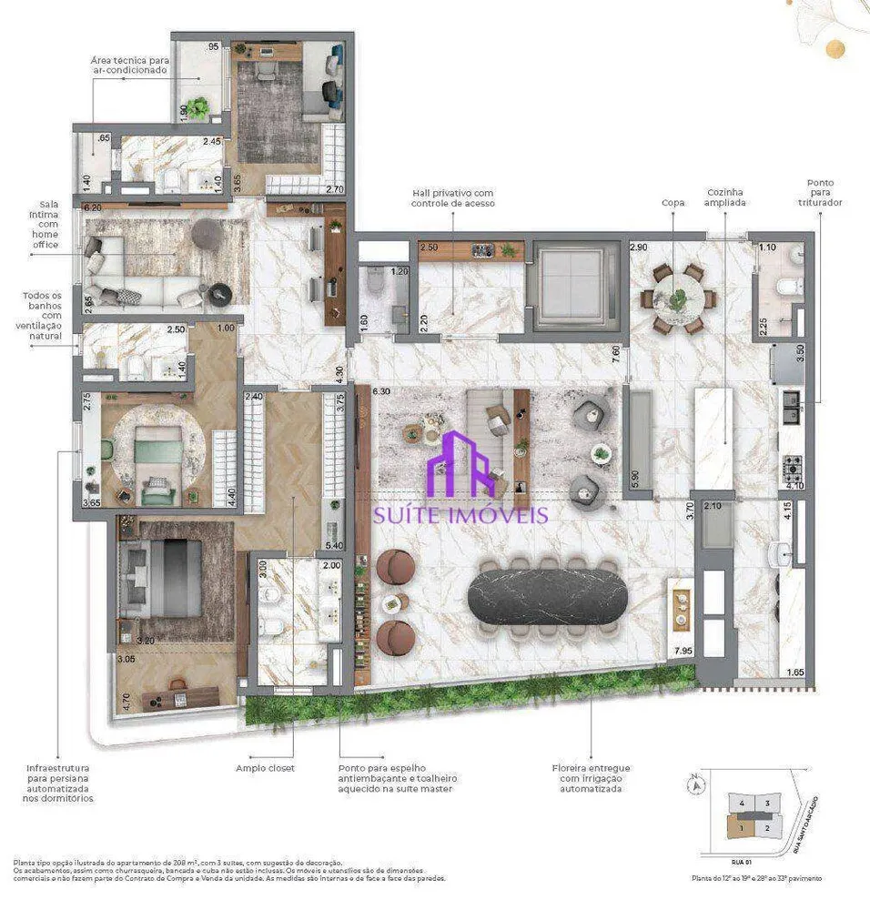 Apartamento, 3 quartos, 169 m² - Foto 4