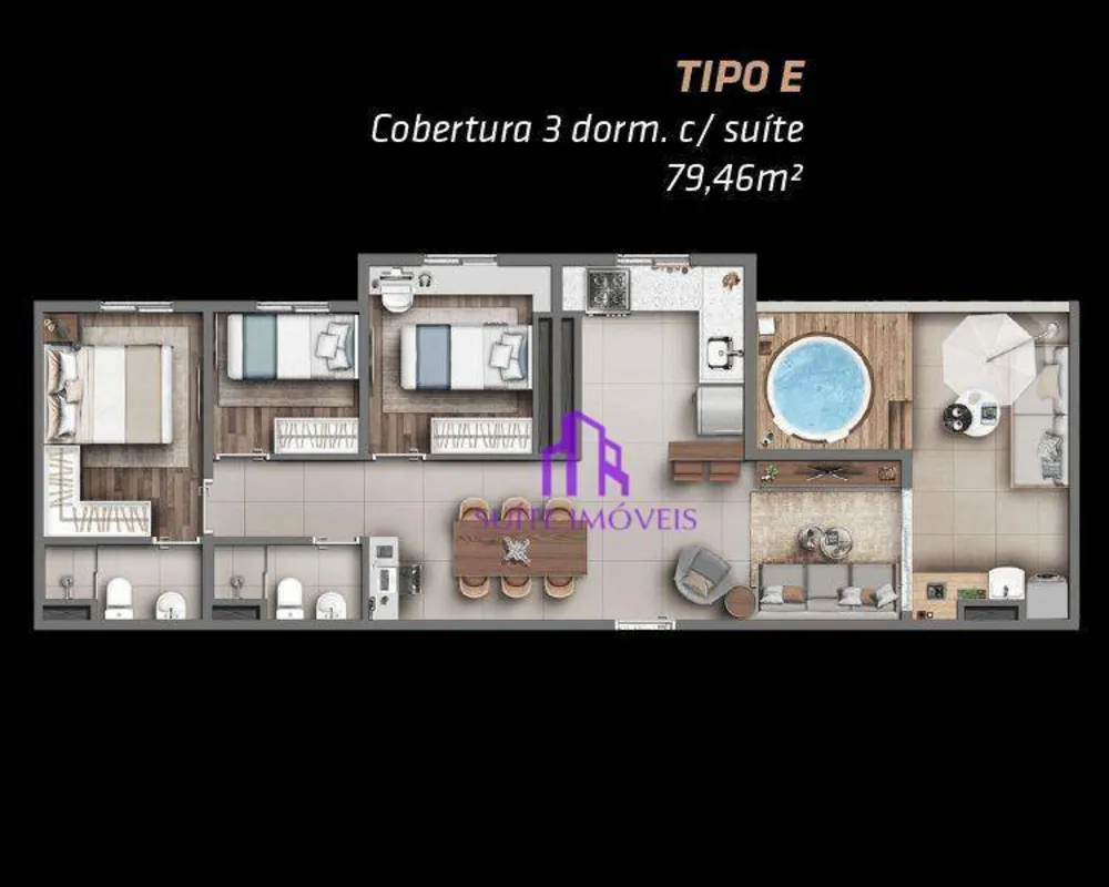 Apartamento, 3 quartos, 129 m² - Foto 1