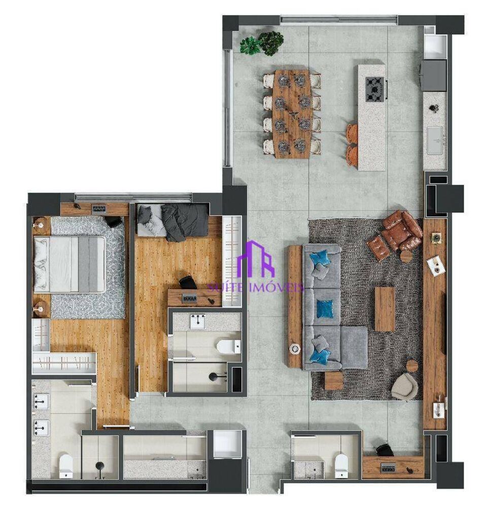 Apartamento, 1 quarto, 74 m² - Foto 45