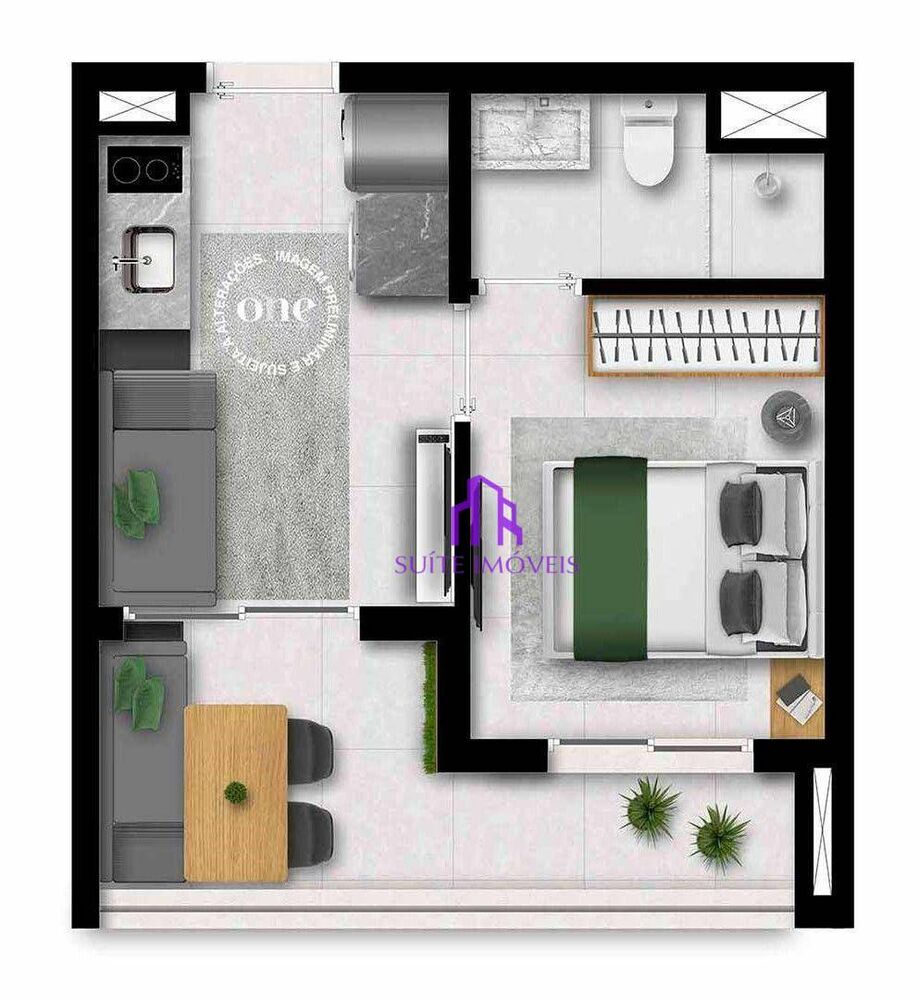 Apartamento, 2 quartos, 47 m² - Foto 2