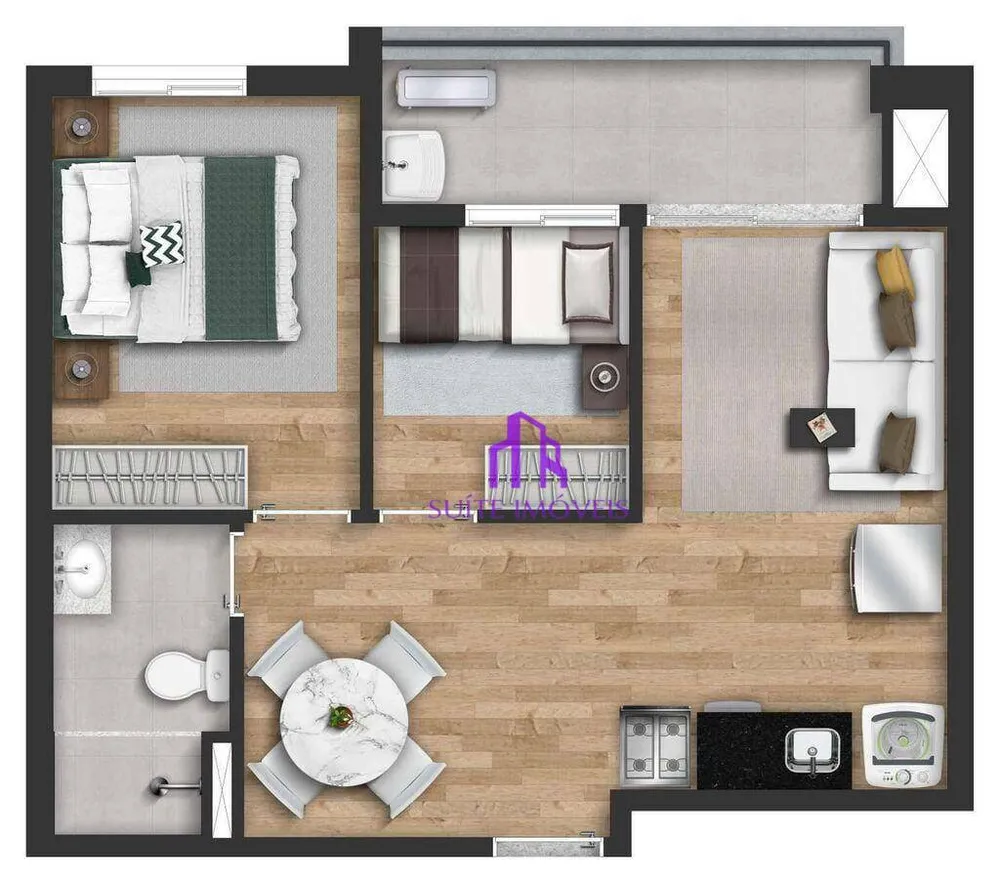 Apartamento, 1 quarto, 30 m² - Foto 4