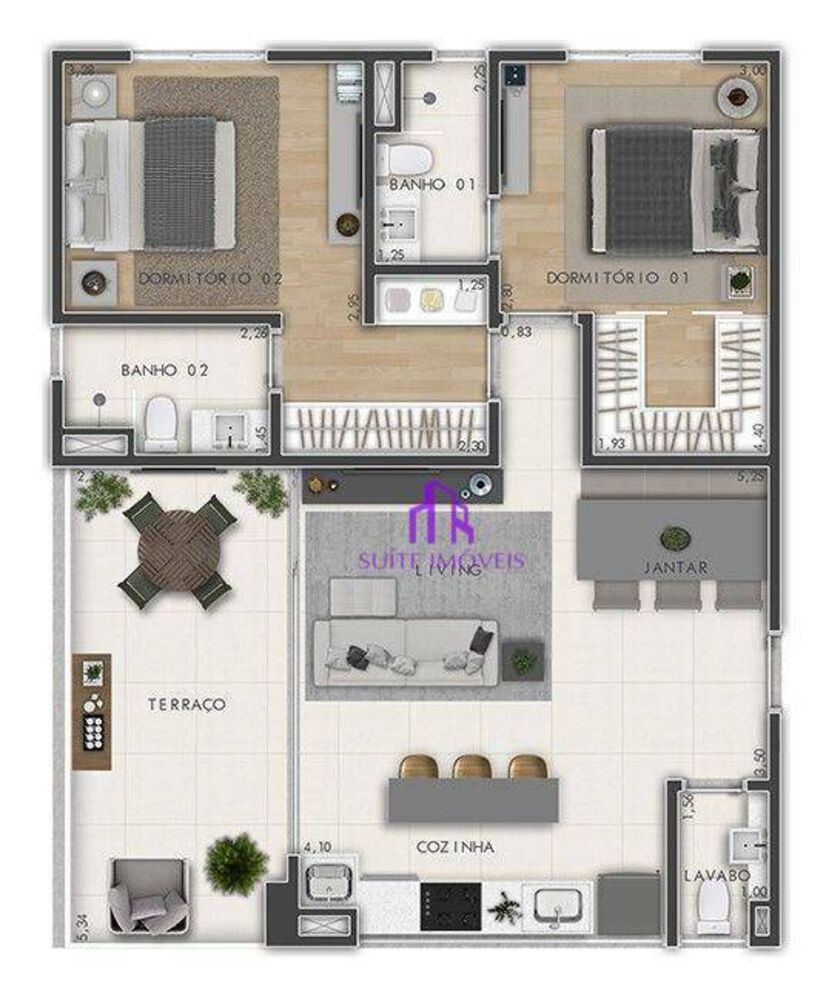 Apartamento, 2 quartos, 82 m² - Foto 11
