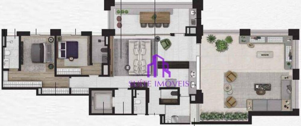 Apartamento, 2 quartos, 135 m² - Foto 16