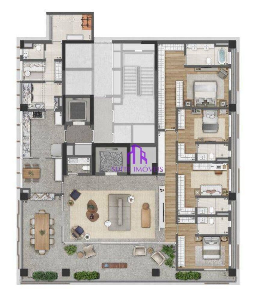 Apartamento, 3 quartos, 288 m² - Foto 8