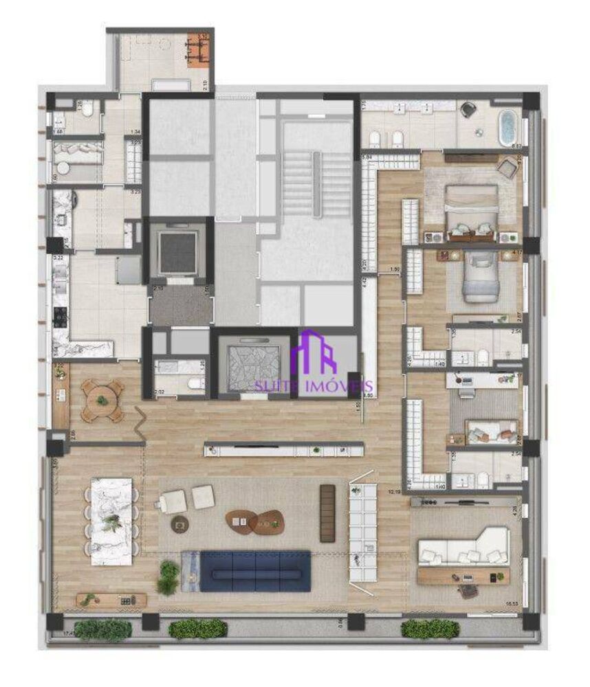 Apartamento, 3 quartos, 288 m² - Foto 4