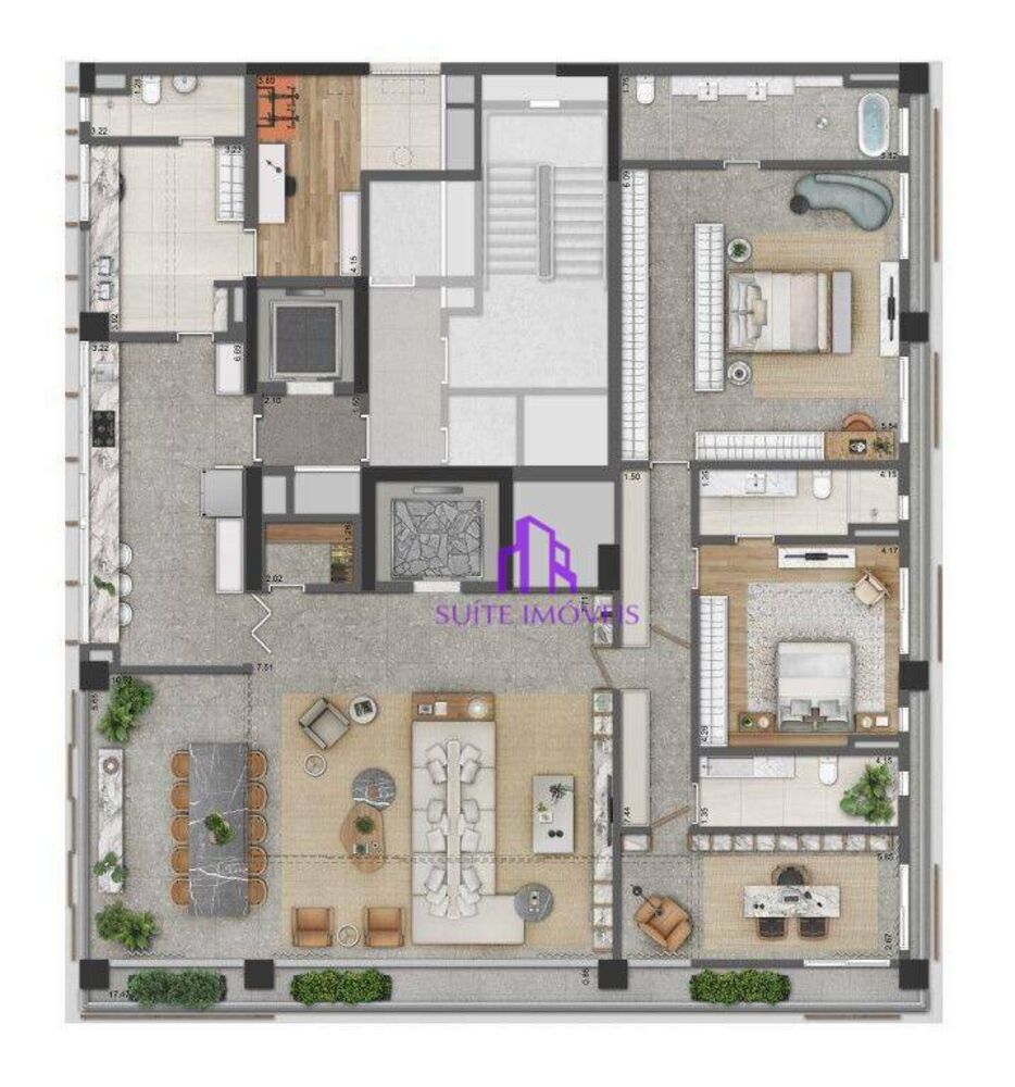 Apartamento, 3 quartos, 288 m² - Foto 12