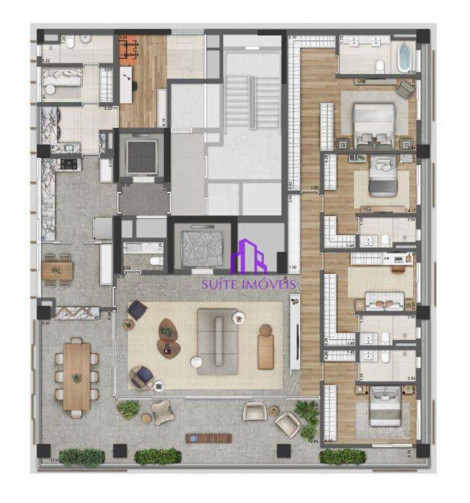 Apartamento, 3 quartos, 288 m² - Foto 5
