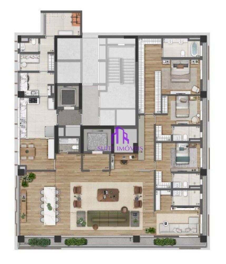 Apartamento, 3 quartos, 288 m² - Foto 9