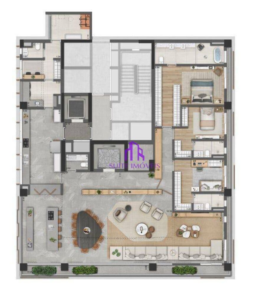 Apartamento, 3 quartos, 288 m² - Foto 11