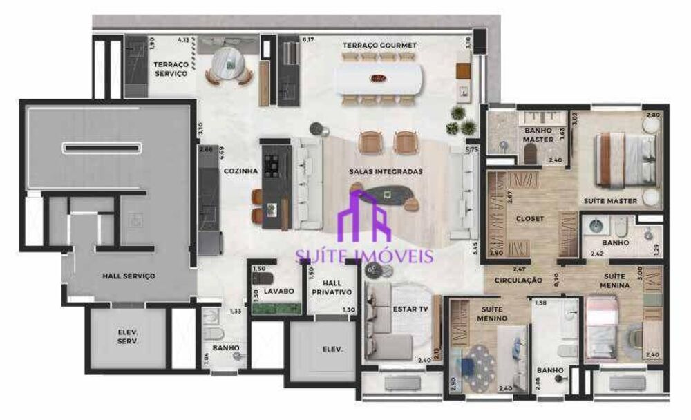 Apartamento, 4 quartos, 147 m² - Foto 18