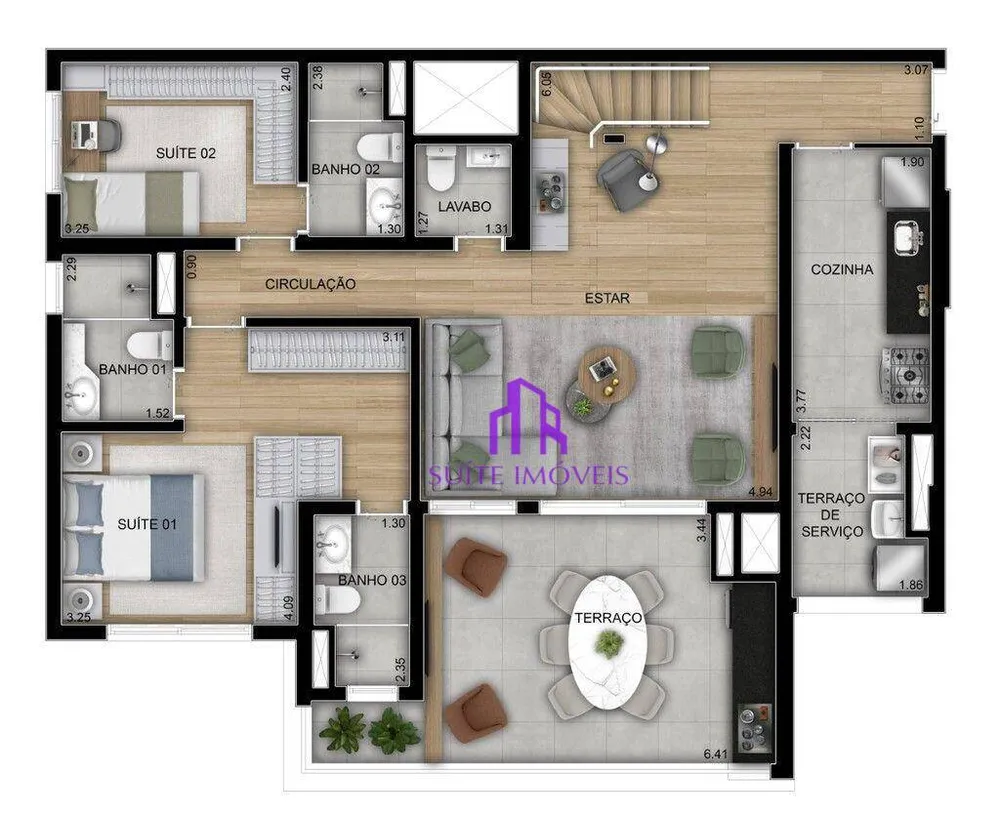 Apartamento, 2 quartos, 81 m² - Foto 4