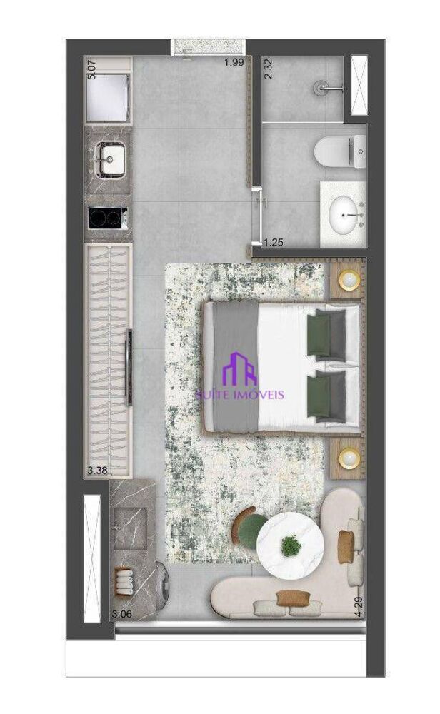 Apartamento, 1 quarto, 36 m² - Foto 15