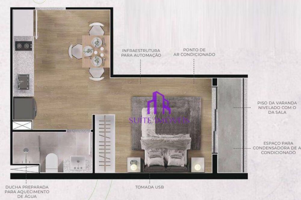 Cobertura, 1 quarto, 91 m² - Foto 7
