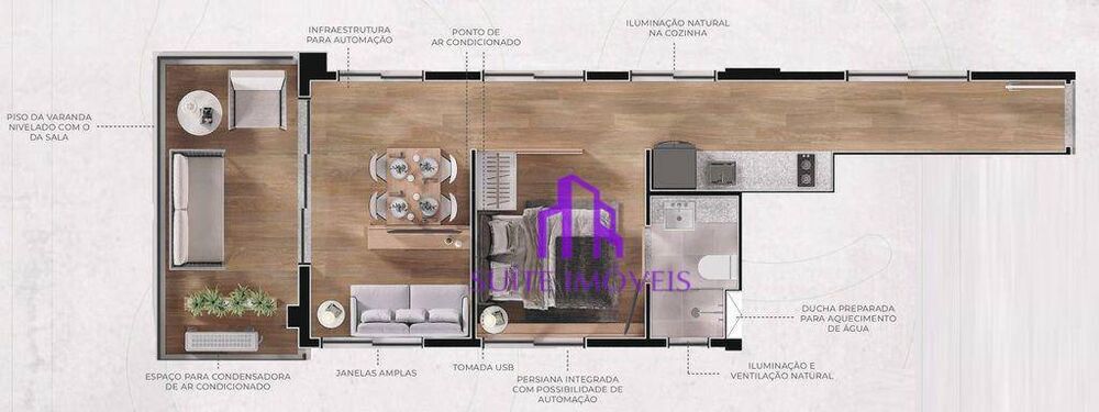 Cobertura, 1 quarto, 91 m² - Foto 18