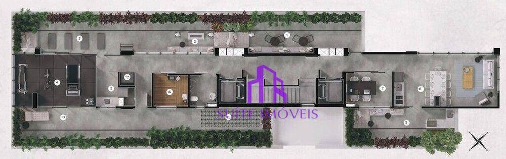 Cobertura, 1 quarto, 91 m² - Foto 9