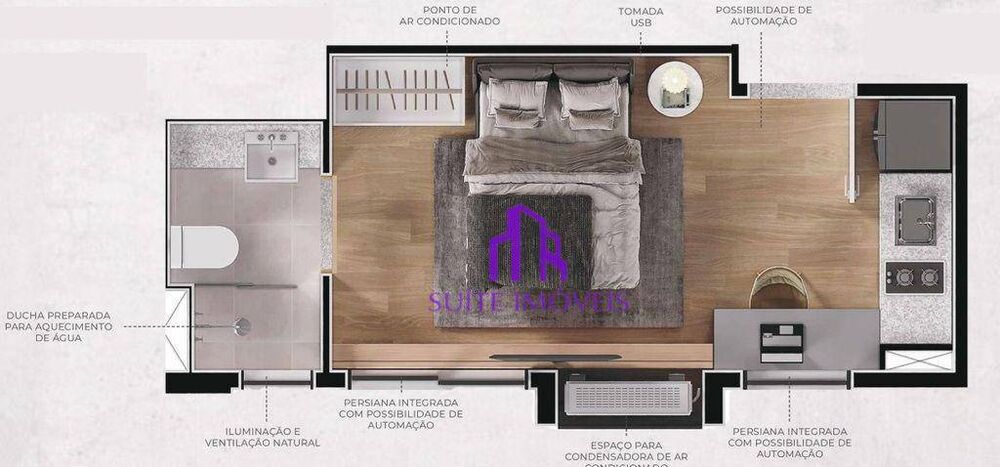 Cobertura, 1 quarto, 91 m² - Foto 16