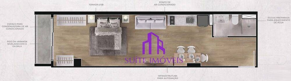 Cobertura, 1 quarto, 91 m² - Foto 11