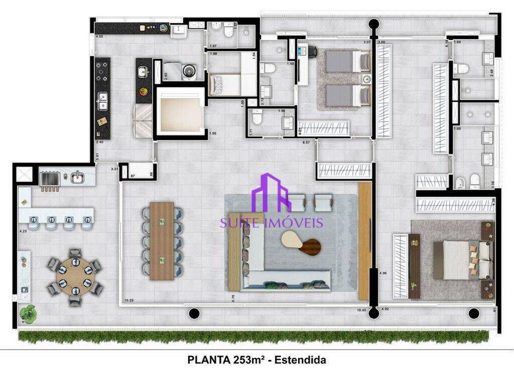 Apartamento, 3 quartos, 252 m² - Foto 4