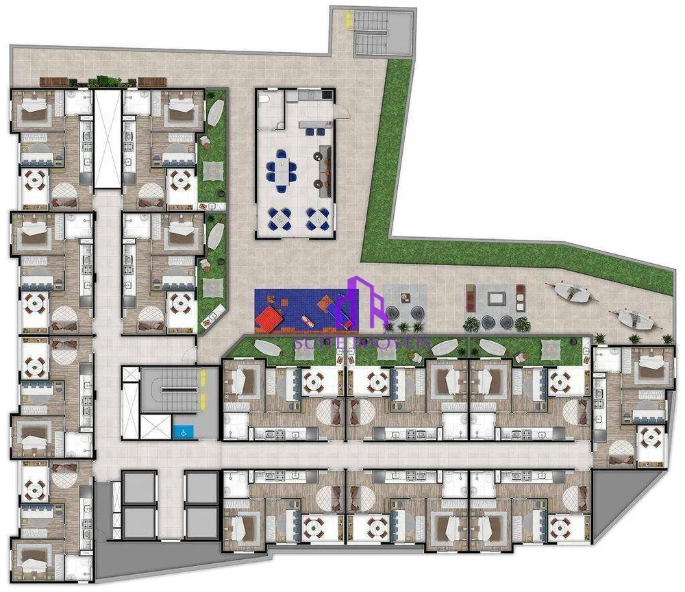 Apartamento, 2 quartos, 45 m² - Foto 2
