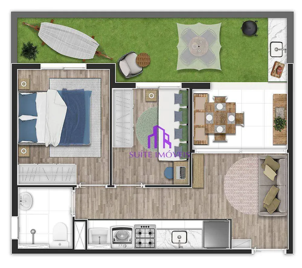 Apartamento, 2 quartos, 45 m² - Foto 3
