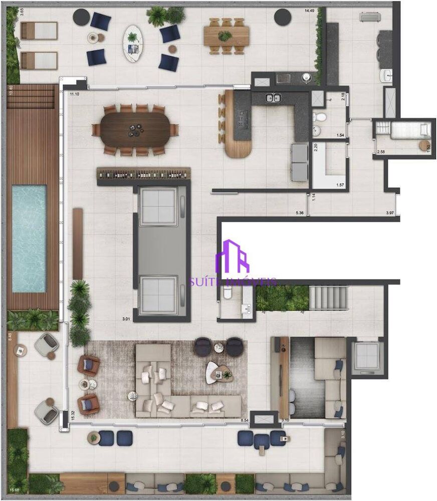Apartamento, 4 quartos, 240 m² - Foto 4
