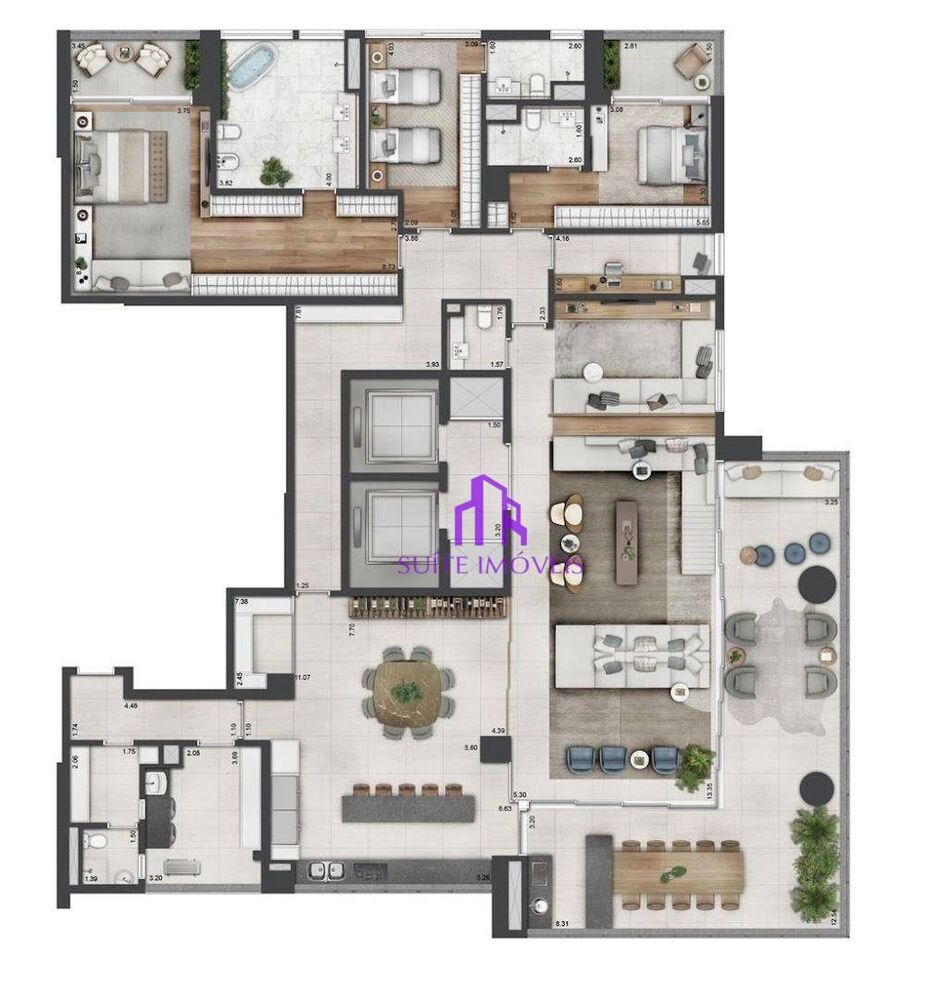 Apartamento, 4 quartos, 240 m² - Foto 12