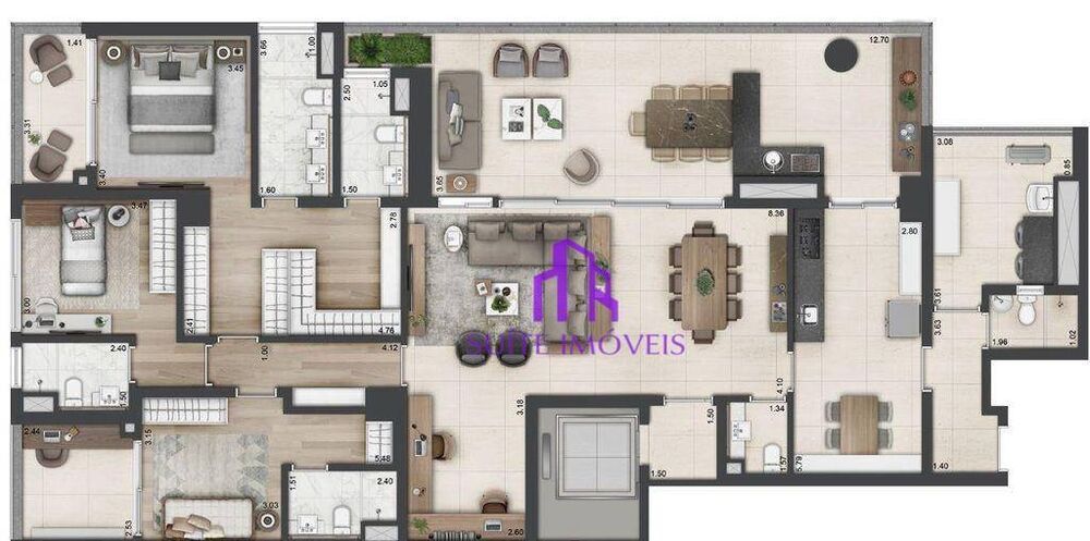 Apartamento, 4 quartos, 240 m² - Foto 3